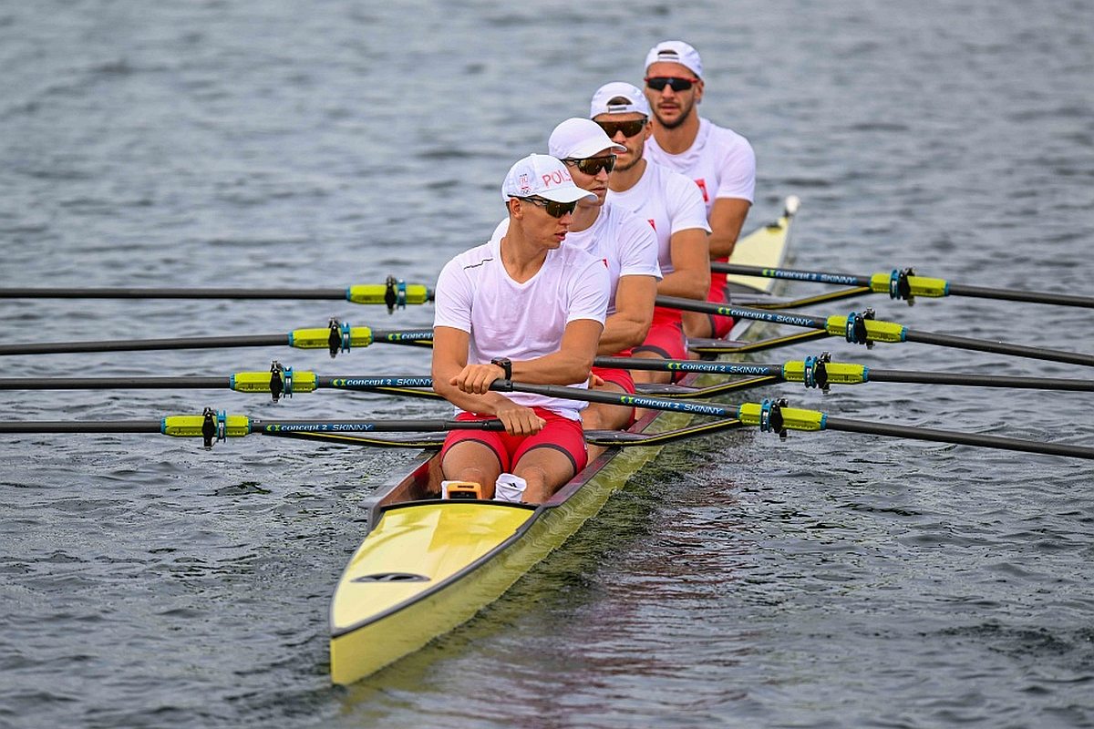 Polscy wioślarze - Dominik Czaja, Mateusz Biskup, Mirosław Ziętarski, Fabian Barański - brązowymi medalistami Igrzysk Olimpijskich