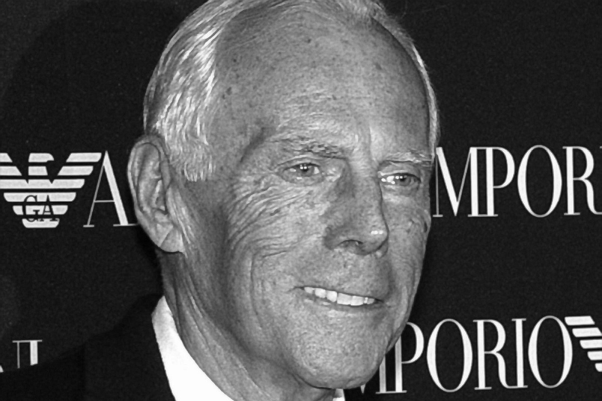 Nie żyje Giorgio Armani, legendarny projektant mody