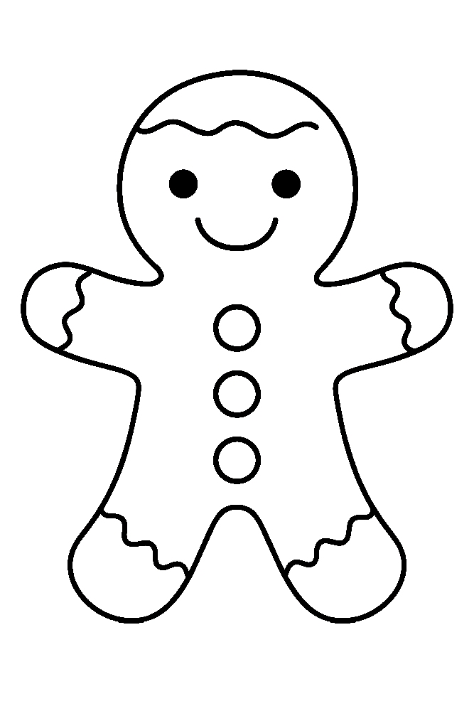 Ciastek kolorowanka do druku