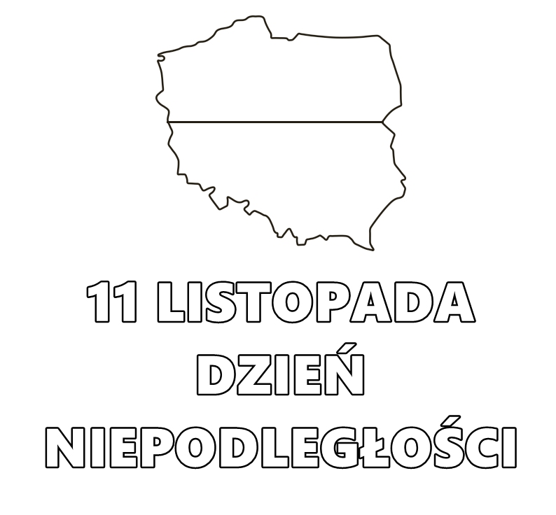 Na Dzień Niepodległości - kolorowanka do druku