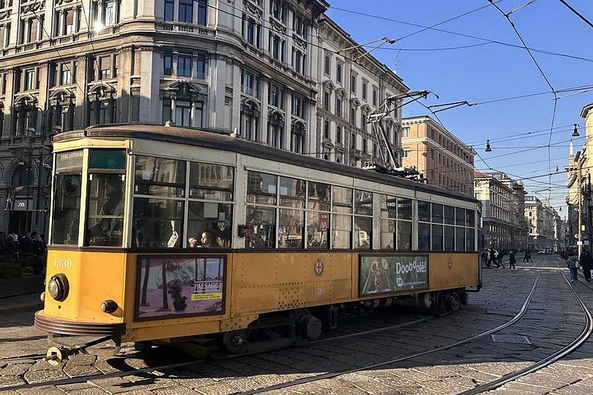 Stare tramwaje w Mediolanie