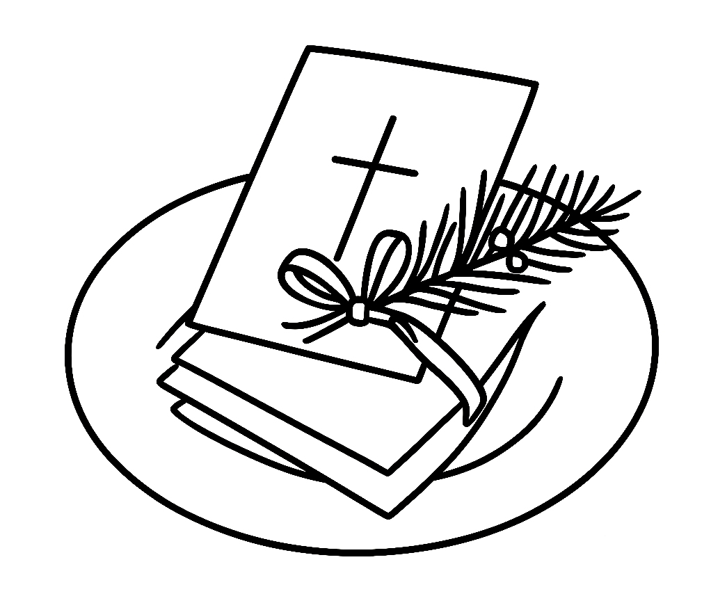 Opłatek kolorowanka do druku