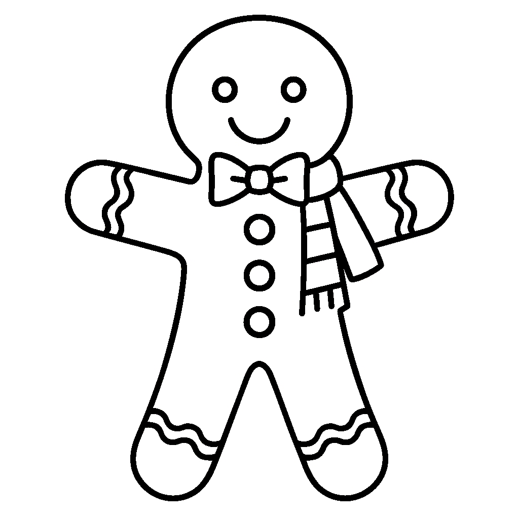 Piernik kolorowanka do druku