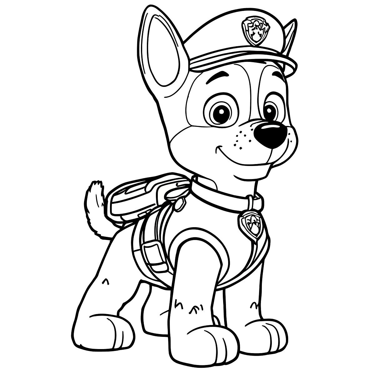 Psi Patrol - kolorowanka do druku