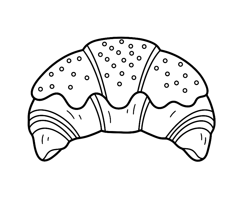 Rogal Świętomarciński - kolorowanka do druku