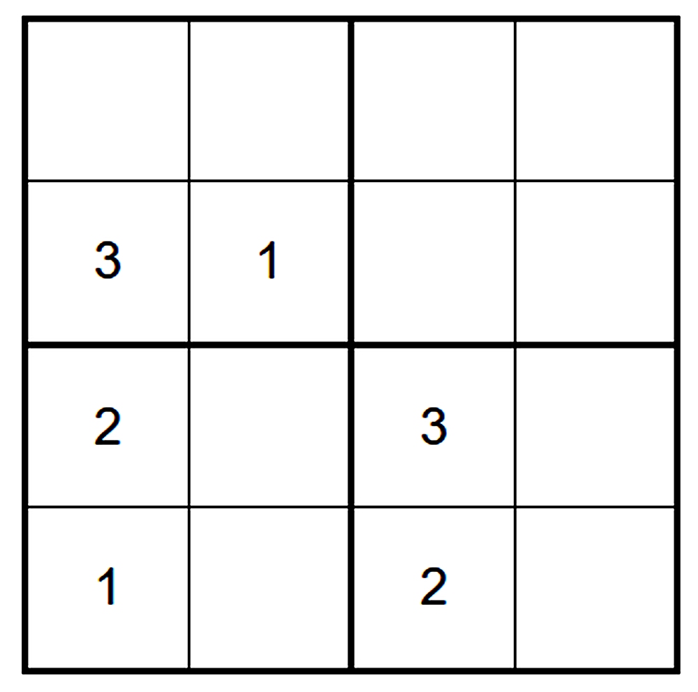 Sudoku 4x4 - 1