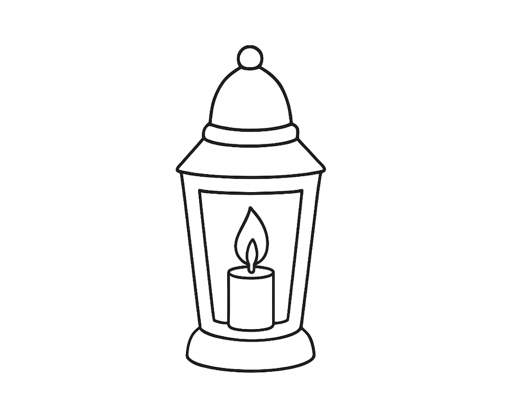 Znicz - kolorowanka do druku